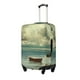 thumbnail image 1 of Balery Serene Coastal Blue Sky Funda de equipaje, fundas para maletas, elástica, lavable, protector de maletas, compatible con maletas de 18 a 32 pulgadas-X-Large, 1 of 7