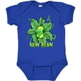 thumbnail image 3 of Inktastic New Bean Cute Sleeping Bean in Leaves and Vines Boys or Girls Baby Bodysuit, 3 of 5