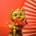 2024 Year Of The Dragon Mascot Dragon Ornaments Resin Figures Home