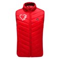 thumbnail image 1 of Chaleco calefactor con estampado de Distrito 9, chaleco calefactor inteligente con control de temperatura de tres velocidades para hombres, 1 of 6