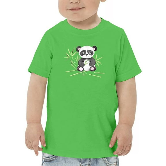 Panda With Bamboo T-Shirt Toddler -Image by Shutterstock, 3 Toddler