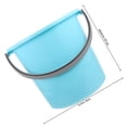 thumbnail image 2 of OUNONA Plastic Water Bucket with Handle for Home Storage and Gardening Multipurpose Use Assorted Color, 2 of 8