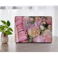 thumbnail image 1 of KSK KAISHEK Compatible with MacBook Pro 15 inchs Case 2019 2018 2017 2016 Rel. Model A1707 A1990, Plastic Hard Shell Case Cover + Black Keyboard Cover, Flower 1775, 1 of 5