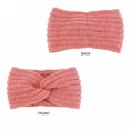 thumbnail image 4 of WCJM Women Knitted Headband Stylish Warm Knitted Headband In Solid Color Polyester Lady Headscarf 35 X 35 Women Square Silk Like Hair Scarf Head Sleeping Wrap Satin Hea Headband Hairstyles, 4 of 6