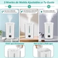 thumbnail image 3 of Humidificadores para Dormitorio Gran Capacidad de 6L,Humificadores con Pantalla Inteligente,Humidificador de Aire de Silencio con Filtro,APP/Control Remoto/Mando a distancia/Apagado Automático, 3 of 5