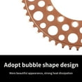 thumbnail image 4 of DeeCozy 53T Rustproof Aluminum Alloy Bike Chaining Protective Bicycle Chainwheel Smooth Gear Wheel Practical Bicycle Chain Ring Easy to Install Crankset for Cycling Riding Cyclist, 4 of 8