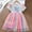 Pink rainbow unicorn, variant on WIBACKER Sequin Toddler Girls Summer Dress Ruffled Sleeve Tulle Unicorn Dress 1-8 Years