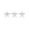 Edible White Stars Molded Sugar Cake/Cupcake Decorations - 12 ct