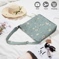 thumbnail image 3 of Artistic Floral Butterfly Canvas Tote – Colorful Bee and Flower Design for Spring, 3 of 4