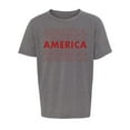 thumbnail image 2 of Youth America T-shirts, USA Shirts, Patriotic Shirts for Kids - Heather Grey MH200YPATRIOT S19 S, 2 of 3