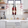 thumbnail image 2 of Red Valentines Day Kitchen Curtains Window Panels, Red Love Heart Tree Insulated Window Treatment Curtain, Grommet Curtains for Bedroom/Living Room/Bathroom, 2 Piece 42"Wx54"L, 2 of 8