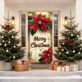 thumbnail image 4 of Ouuluon Festive Christmas Door Cover, 35X71 inch Front Door Cover for Door Wall Holiday Party Decoration, 4 of 7