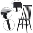 thumbnail image 4 of Duhome Dining Chairs Set of 4, Wood Dining Room Chairs Slat Spindle Back Kitchen Chairs Windsor Chairs Farmhouse Chairs, Black, 4 of 10