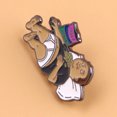 thumbnail image 2 of 1PC Funny Anime Pattern Brooch Cartoon Enamel Pin Paint Badge Clothing Backpack Accessories, 2 of 5