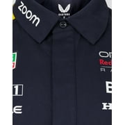 Red Bull Racing F1 Mens 2024 Team Button Down Shirt- Navy
