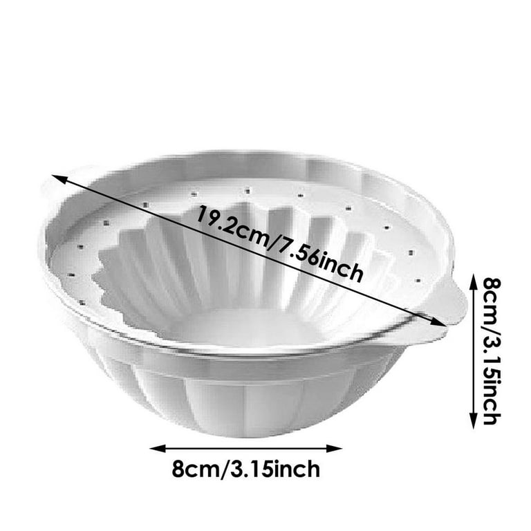 Ice Bowl Mold Ice Cube Tray Large-Capacity Round Empty Moulds Ice