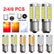 thumbnail image 2 of Bombilla LED blanca para coche, luces de estacionamiento de marcha atrás, señal de giro, freno, 2/4/8 piezas, P21W 1156 BA15S P21/5W BAY15D 1157 12V 7000K, 2 of 6