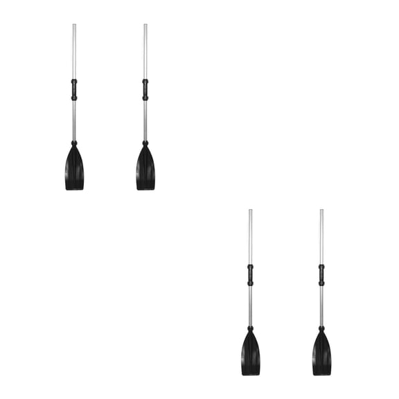 Worgeous 2 Sets of Lightweight Paddles for Kayaking Aluminum Alloy Kayak Paddles Detachable Boat Oars for Inflatable Boats Portable Boating Paddles Convenient Oars