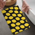 thumbnail image 2 of Yellow Lemon Fruit Dots Black Pattern Bathroom Rugs Mat,Non Slip Microfiber Bathroom Rug,Rubber Backing,Soft Bathroom Mats for Bathroom Floor,Tub and Shower,20x32in(50x80cm), 2 of 5