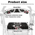 thumbnail image 6 of HELLHERO Christmas Piano Themed Seat Back Cover and Walker Cushion Cover, Waterproof and Stain-Resistant Stretch Fabric, 6 of 7