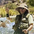 thumbnail image 2 of Sombrero para el sol al aire libre para hombre con protección UV, gorra safari, sombrero de pesca de ala ancha con solapa para el cuello, para papá, 2 of 5