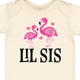 thumbnail image 4 of Inktastic Little Sister Girls Lil Sis Flamingo Girls Baby Bodysuit, 4 of 5