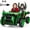 green, variant on AOILE 24V 2-Seater Ride-On Dump Truck – Remote Controlled Electric Construction Vehicle with Dump Bed, Shovel, 2WD/4WD, Bluetooth & LED Lights