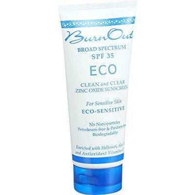 burnout eco sensitive spf 35 sunscreen, 3 fluid ounce -- 1 ...