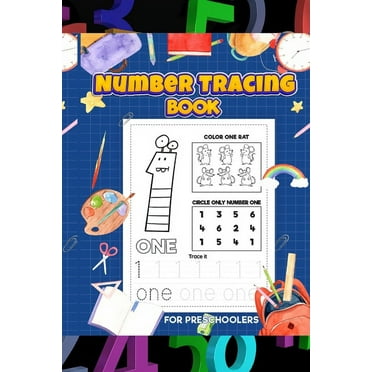 Number tracking book for preschoolers (Paperback)