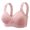 T1-Rose Gold, variant on Women's Comfort Wireless Lightweight Full Coverage Bra Plus Size Supportive Everyday Seamless Gathering Lift Side Smoothing Comfortable Design,Color: T1-Purple Size: 44