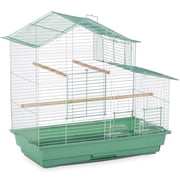 Cockatiel House Bird Cage Single Pack - Green