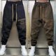 thumbnail image 2 of Pantalones Cargo informales para hombre, pantalones de chándal holgados de moda coreana, ropa de calle de hip hop para gimnasio, y2k, otoño, 2 of 4