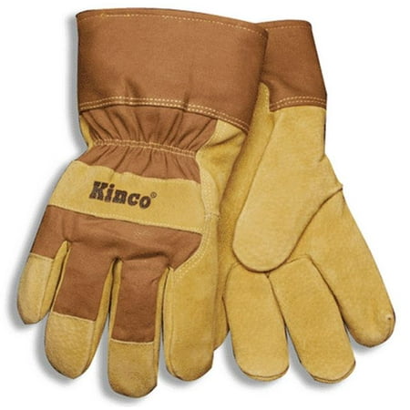 - Kinco 1958-XXL Thermal Lined Pigskin Palm Gloves, XX-Large, Brown
