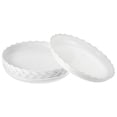 thumbnail image 1 of Unique Bargains 7' Plastic Wave Round Plant Pot Saucer Flower Drip Tray, White 6 Pack, 1 of 5