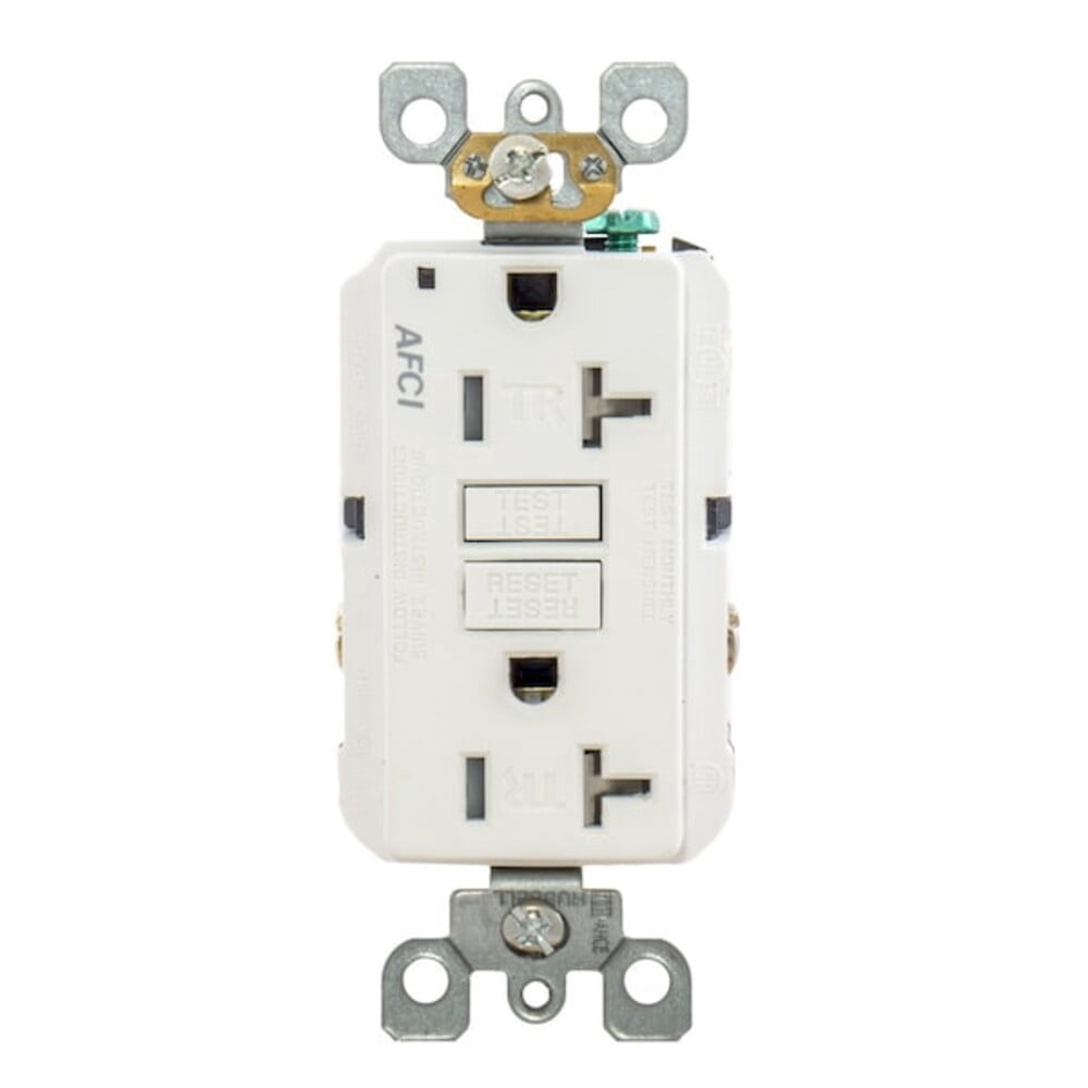 Receptacle, 5-20R, 20 A, 2 Pole, 3 Wire, Grounded AFR20TRW