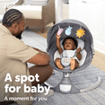 thumbnail image 4 of Jool Baby Nova Swing for Newborns with Bluetooth & Remote Control (Updated Model, Gray), 4 of 9