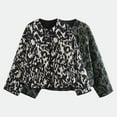 thumbnail image 6 of Women's Oversized Print Quilted Puffer Jacket Casual Padded Coat Black S, 6 of 8
