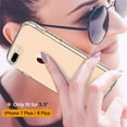 thumbnail image 2 of FYBTO iPhone 8 Plus Case, iPhone 7 Plus Case with Screen Protector, Clear Heavy Duty Protective Case Floral Girls Women Hard PC Case with TPU Bumper Cover Phone Case for iPhone 8 Plus, Small, 2 of 7