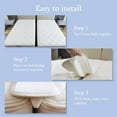 thumbnail image 3 of Jakoola Foam Bed Bridge Twin To King Converter, Bed Filler for Small Gap between  Mattresses, Bed Seam Connector for TWIN XL, Split King Bed, Hotel Guest Room, Family Stayovers, White, 3 of 9