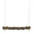 thumbnail image 2 of DOLITY Natural Prickly Wood Stand Perch Swing For Bird Parrot L L, 2 of 9