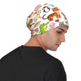 thumbnail image 4 of Xecao Animal Cartoon Style Print Beanie Knitted Hat for Men Women, Winter Fashion Knit Cuffed Caps Unisex, 4 of 7