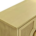 thumbnail image 4 of 59.84" 4-Door Storage Cabinet, Wood Sideboard with Linen Decorated Doors for Bedroom, Living Room, Office, 4 of 7