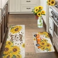 thumbnail image 2 of Sunflower Kitchen Mat Small Fresh Garden Atmosphere Kitchen Floor Mat Entry Door Mat Dirt Foot Mat, 2 of 8