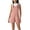 Pink, variant on Fantaslook Waffle Jumpsuits for Women Summer Trendy Button Sleeveless Romper Ajustable Strap Shorts Overalls with Pockets