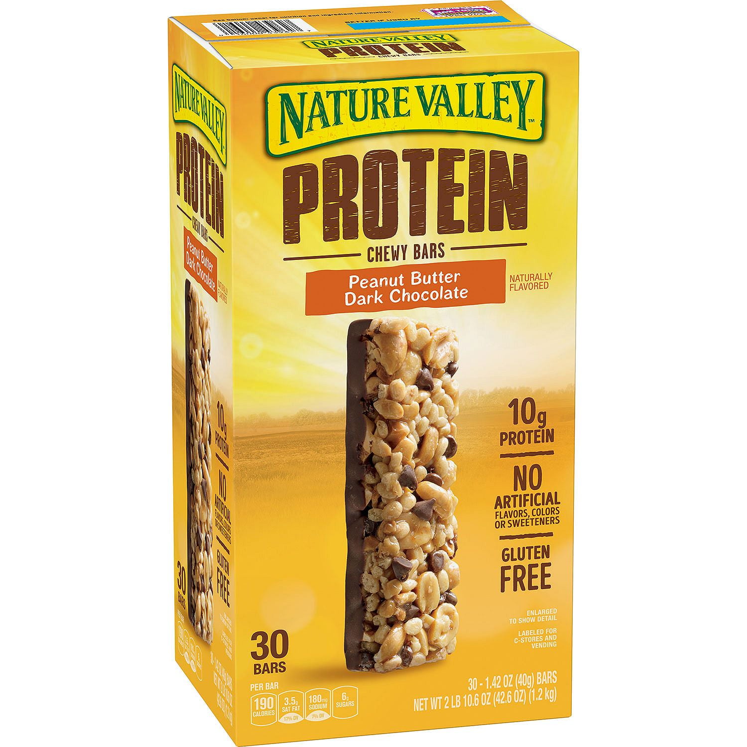 Nature Valley Peanut Butter Dark Chocolate Protein Chewy Bars (1.42 oz., 30 ct.)