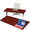 Mahogany, variant on OfficeSimpli Table Top - 60 x 24 Inch Made in USA, Wood Desk Top for Sit Stand, Standing Desk Frame, Kitchen Countertop, Butcher Block, Workbench Table Tops for Home & Office - Mahogany