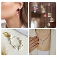 thumbnail image 5 of Uxcell 100 Pcs Cuentas de Vidrio en Forma de Flor para Hacer Joyas, Cuentas Espaciadoras en Forma de Trompeta de Vidrio para Suministros de Manualidades de Collares, Aretes, Pulseras, Naranja, 5 of 5