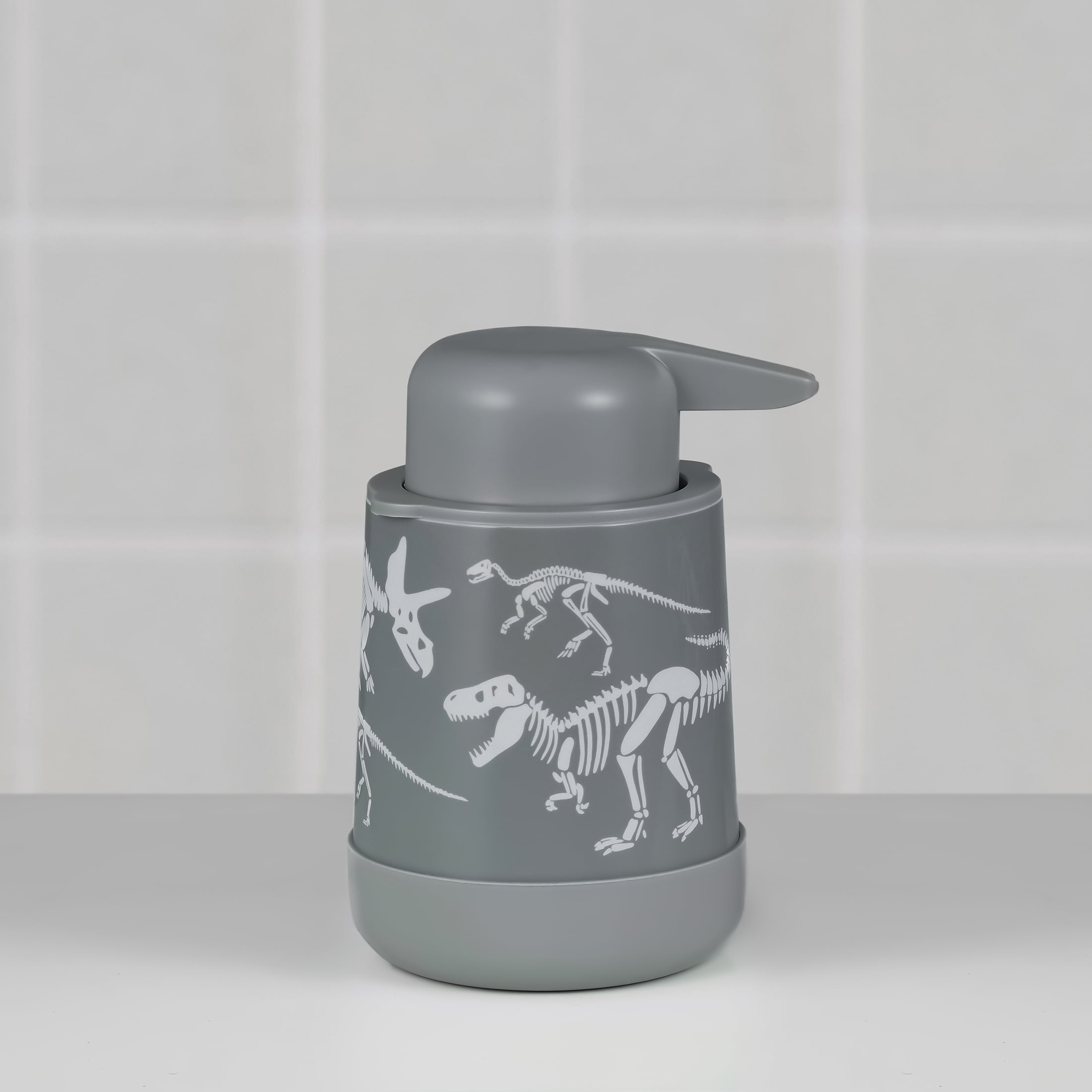 Your Zone Kids Dino Soap Pump with Non-Slip Bottom
