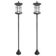 thumbnail image 1 of CoSoTower 72" Solar Post Light, Cool White LED Outdoor Lamp, Waterproof IP44 for Patio, Garden, Backyard, Pathway, 2 Pack, 1 of 7