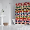 thumbnail image 2 of Pioneer Flower Floral Print Pattern Shower Curtain 72"x72" ,Bathroom Decorative Shower Curtains Set with 12 Hooks,Modern Waterproof Washable Shower Curtain, 2 of 6